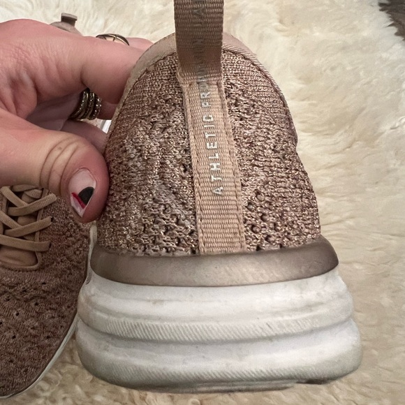 APL Women's Rose Gold Metallic TechLoom Phantom Sneakers - Picture 5 of 7